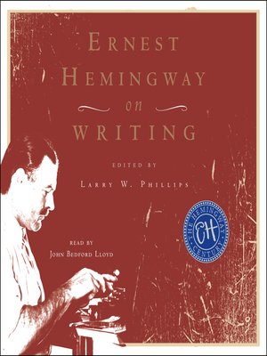 cover image of Ernest Hemingway on Writing